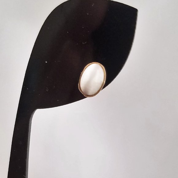 STAR QUARTZ gray sterling silver EARRINGS 6x8mm - Picture 2 of 9